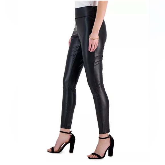 Black I.N.C. International Concepts
Women's Faux-Leather Skinny Pants Like NEW - Picture 4 of 5